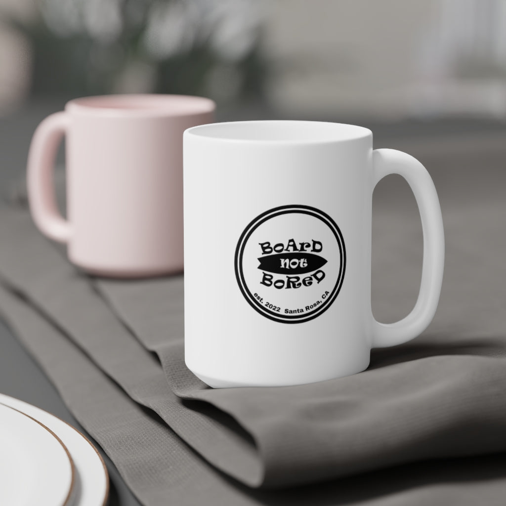 Ceramic Mugs (11oz\15oz\20oz) - Black Logo