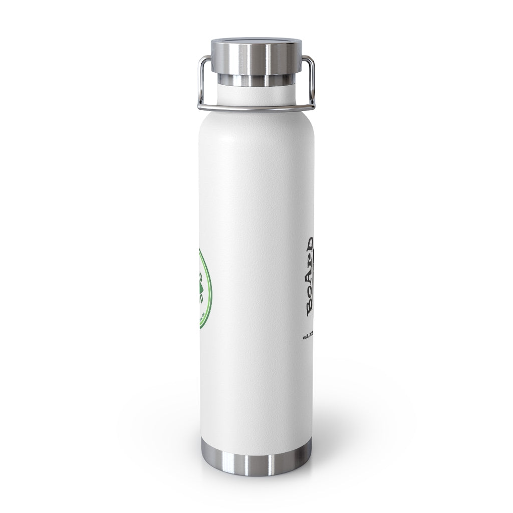 22oz Vacuum Insulated Bottle - Green Logo