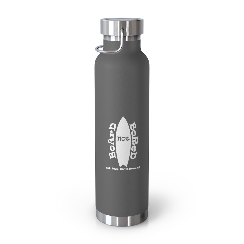 22oz Vacuum Insulated Bottle - Black Logo