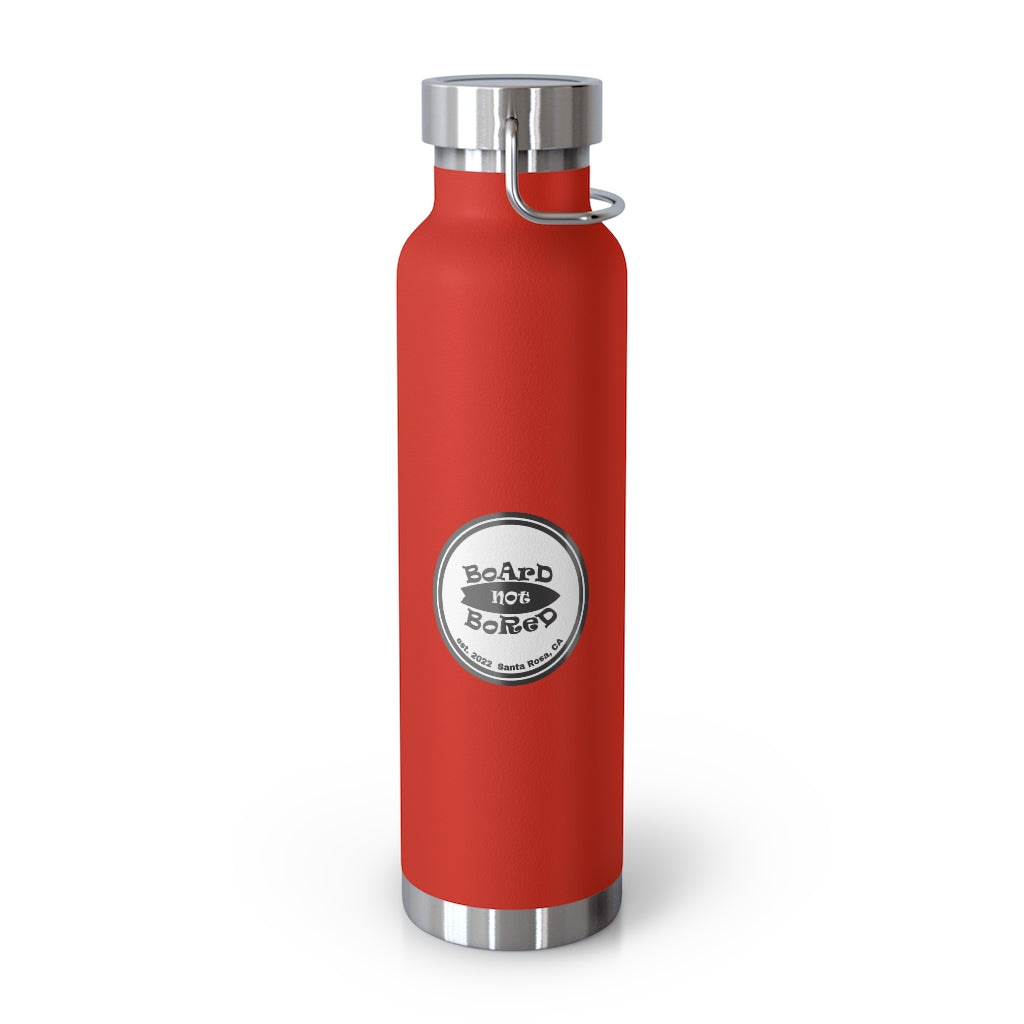 22oz Vacuum Insulated Bottle - Black Logo