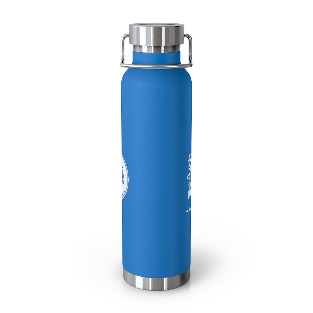 22oz Vacuum Insulated Bottle - Blue Logo