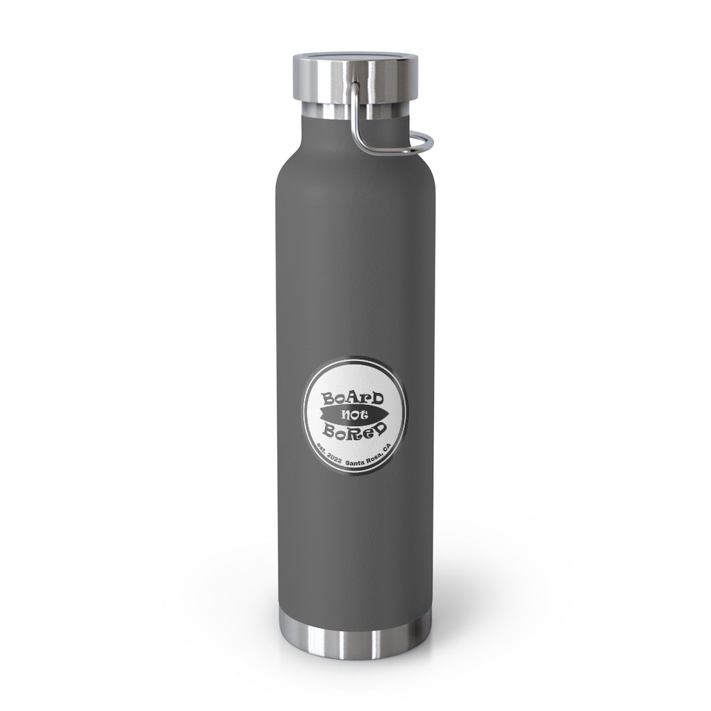 22oz Vacuum Insulated Bottle - Black Logo