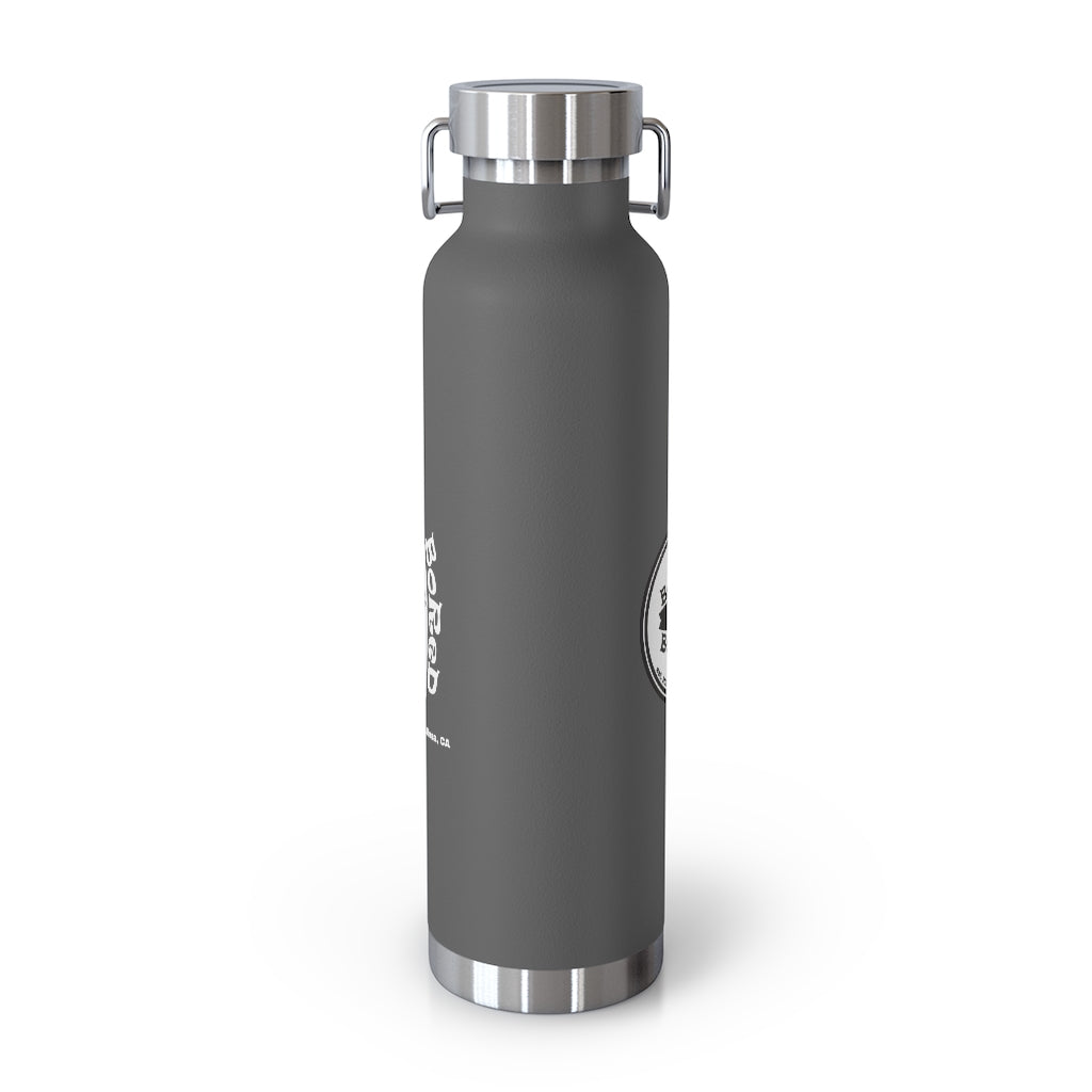 22oz Vacuum Insulated Bottle - Black Logo