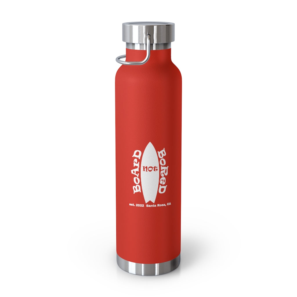 22oz Vacuum Insulated Bottle - Black Logo