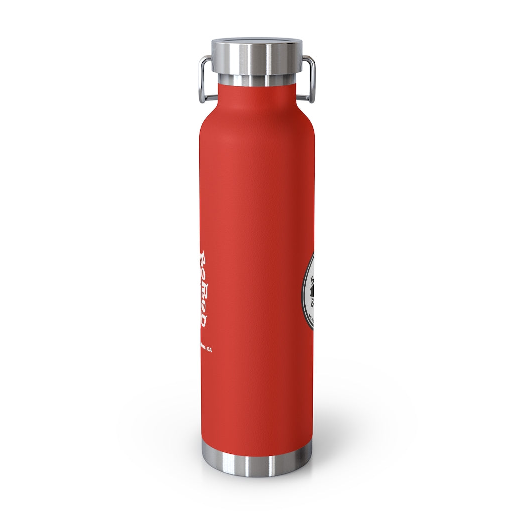 22oz Vacuum Insulated Bottle - Black Logo