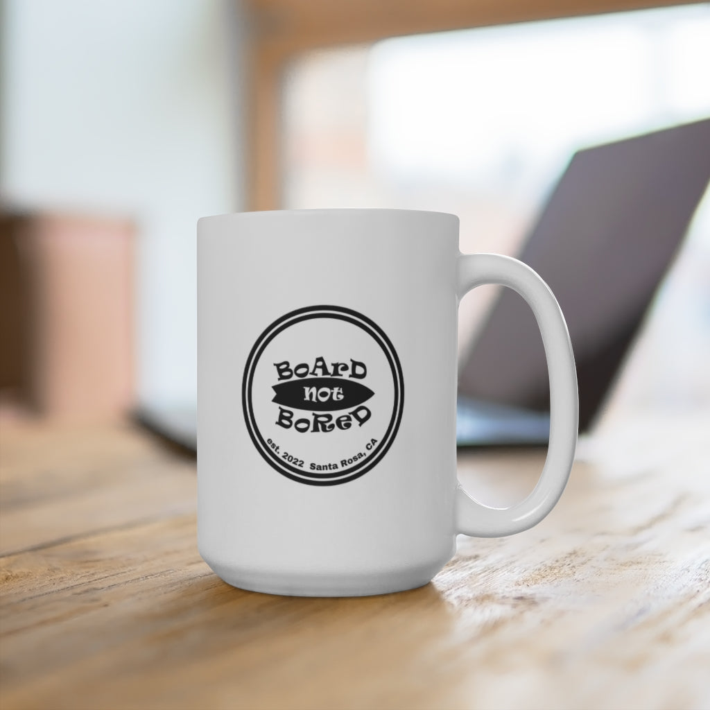 Ceramic Mugs (11oz\15oz\20oz) - Black Logo