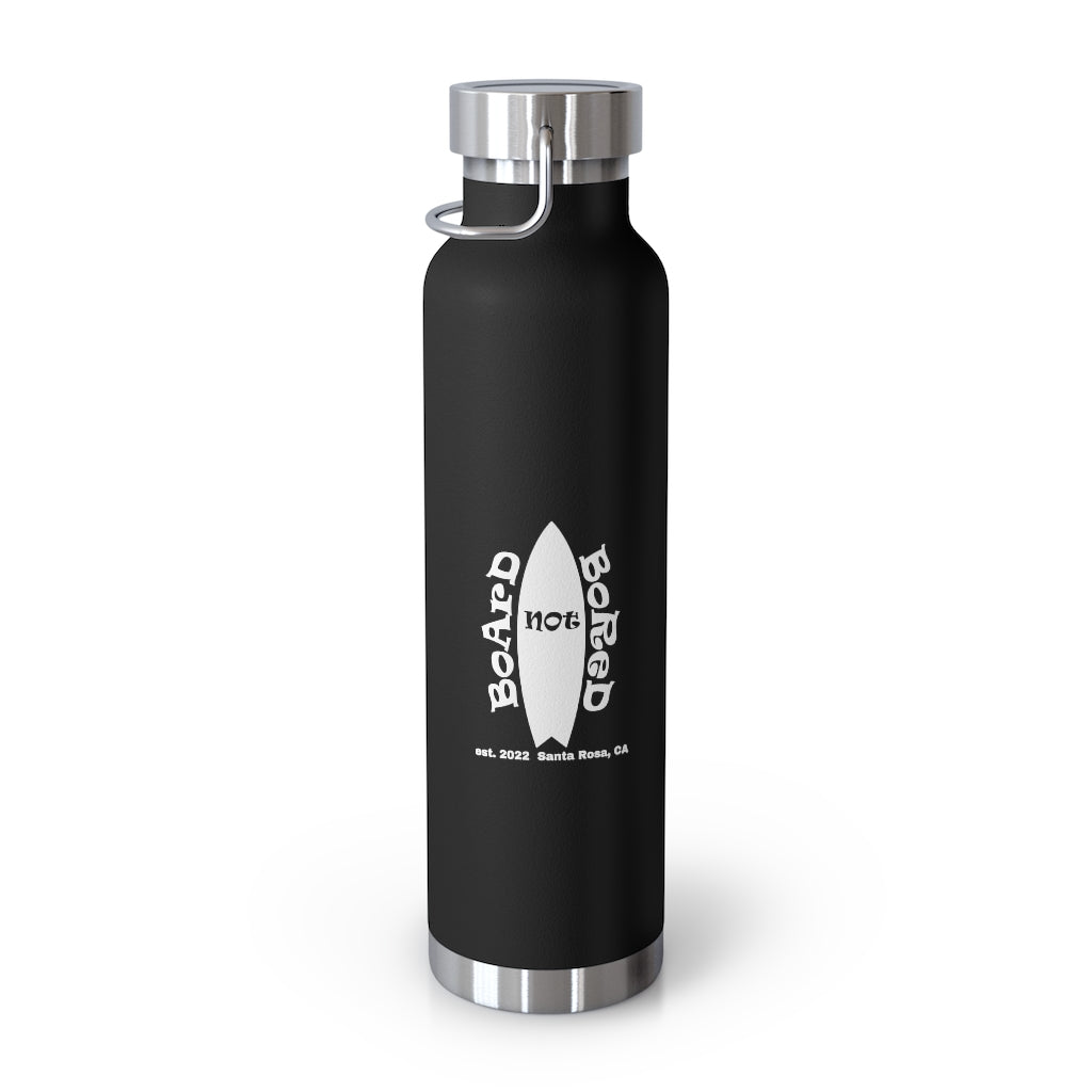 22oz Vacuum Insulated Bottle - Black Logo