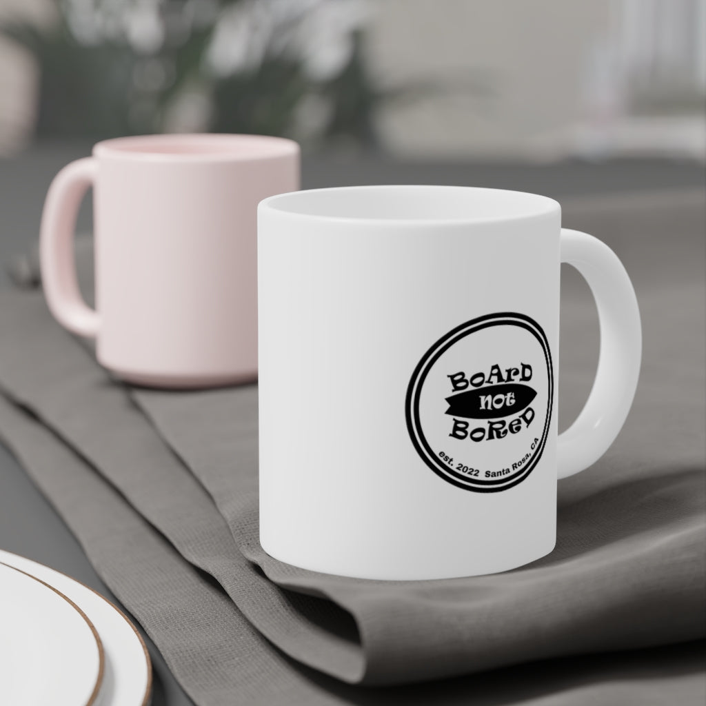 Ceramic Mugs (11oz\15oz\20oz) - Black Logo