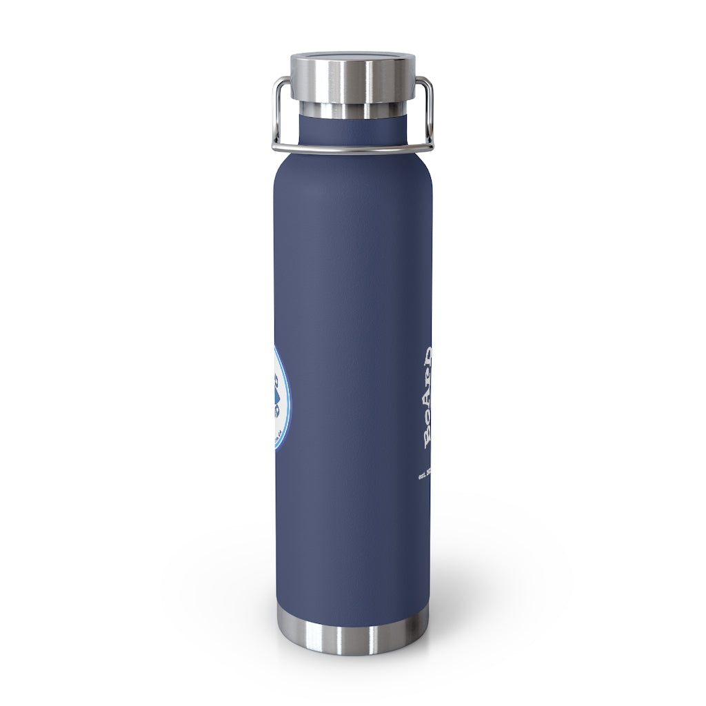 22oz Vacuum Insulated Bottle - Blue Logo