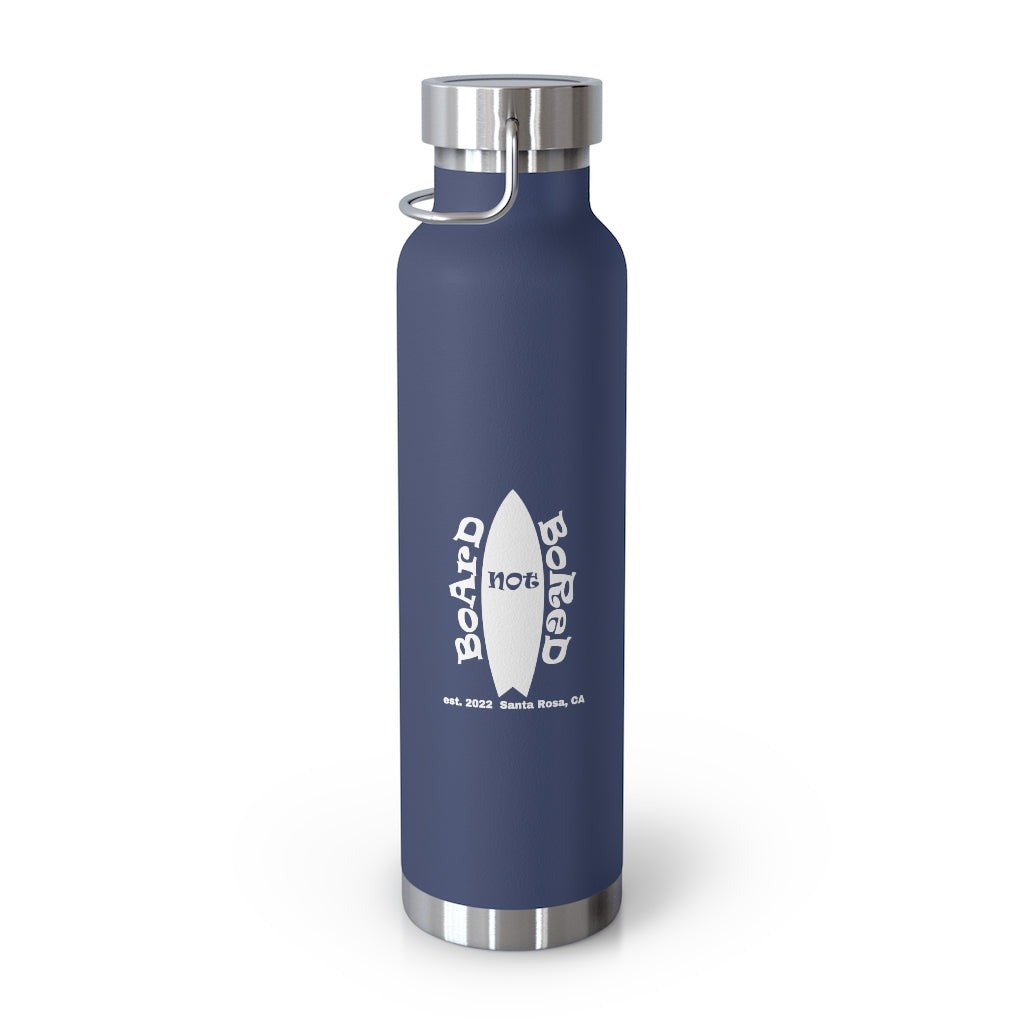 22oz Vacuum Insulated Bottle - Blue Logo