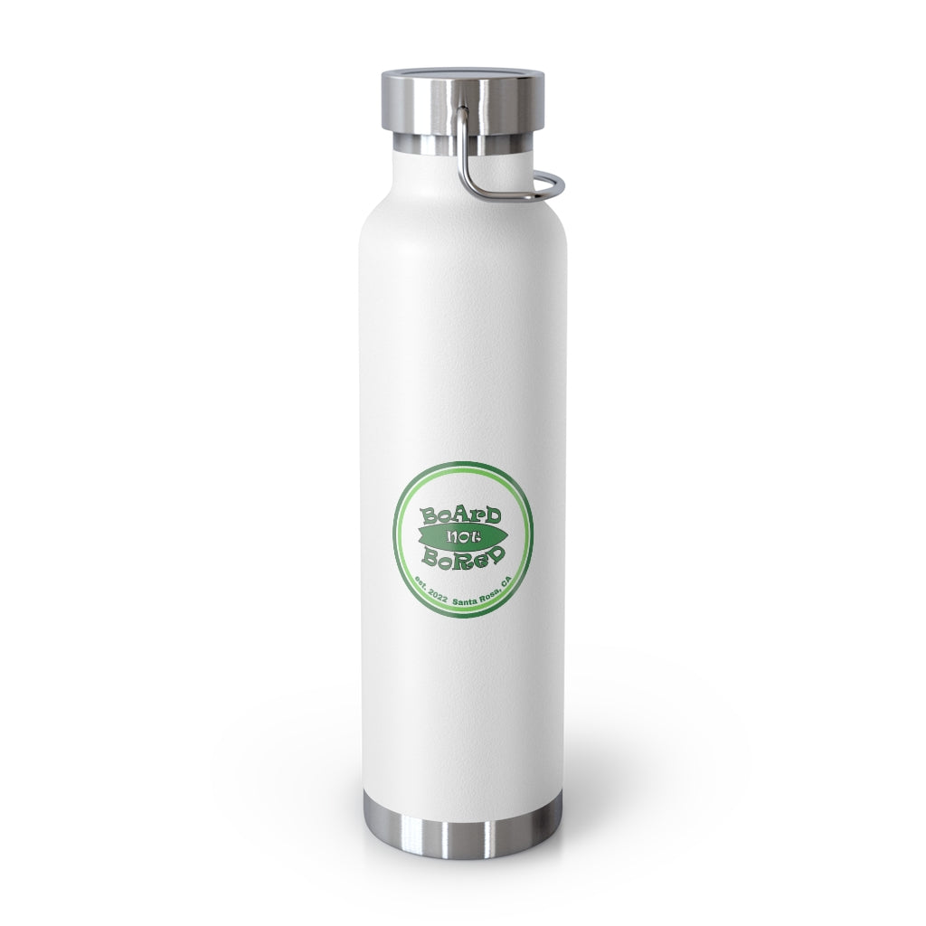 22oz Vacuum Insulated Bottle - Green Logo