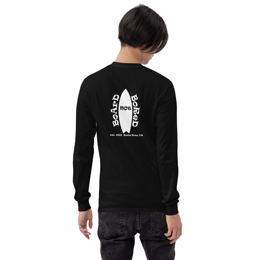 Long Sleeve Shirt, White Logo