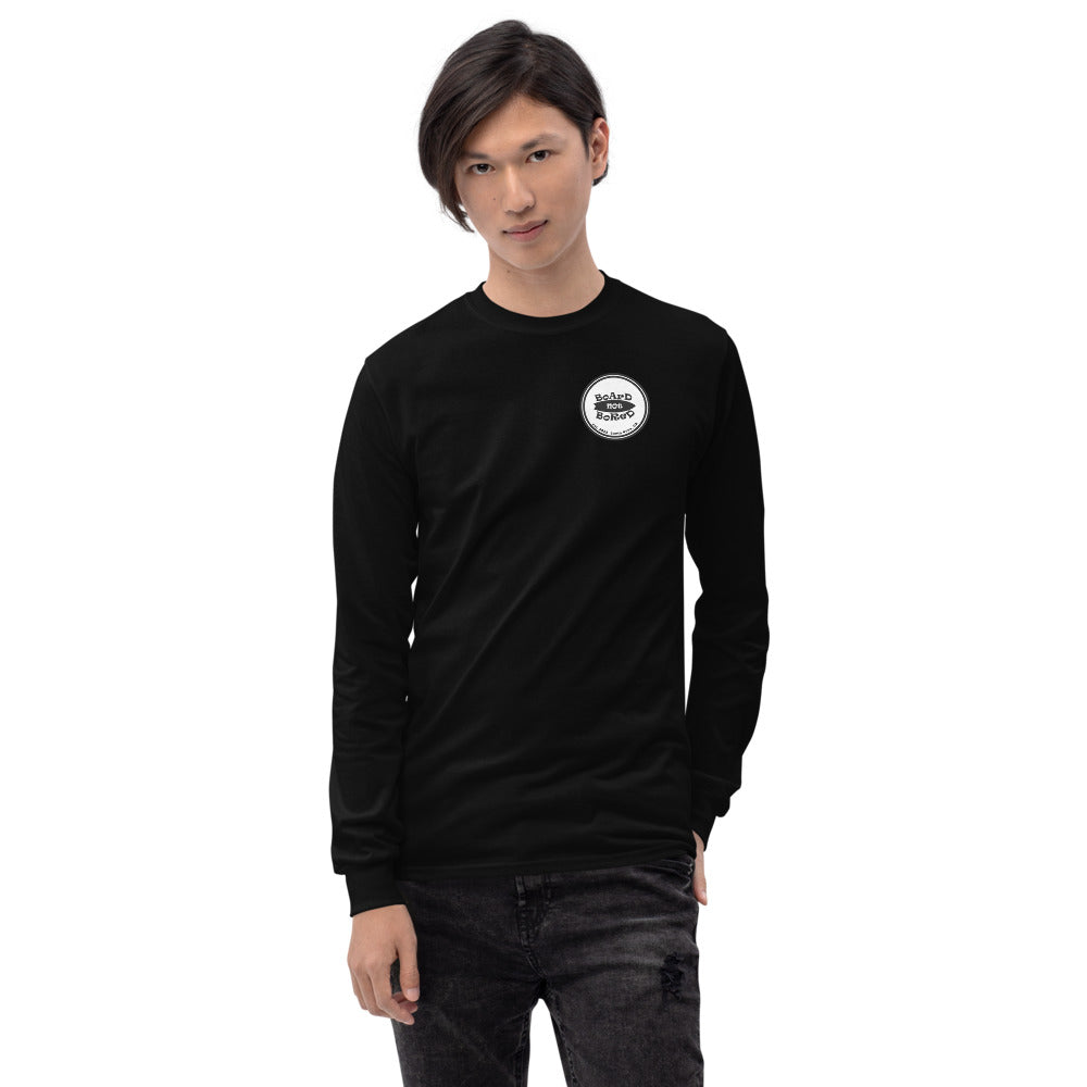 Long Sleeve Shirt, White Logo