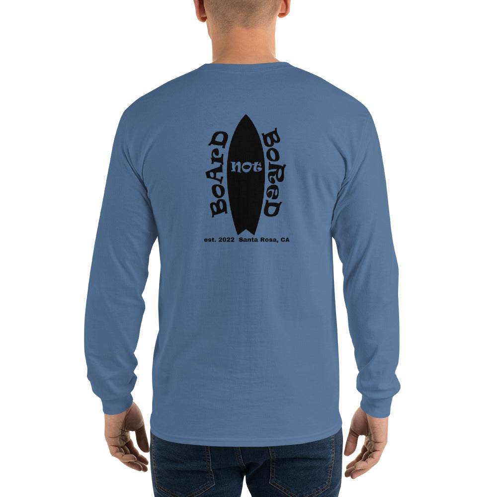 Long Sleeve Shirt, Blue Logo