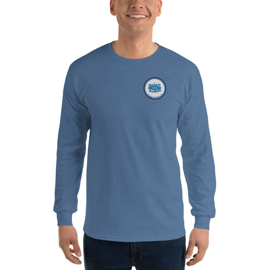 Long Sleeve Shirt, Blue Logo