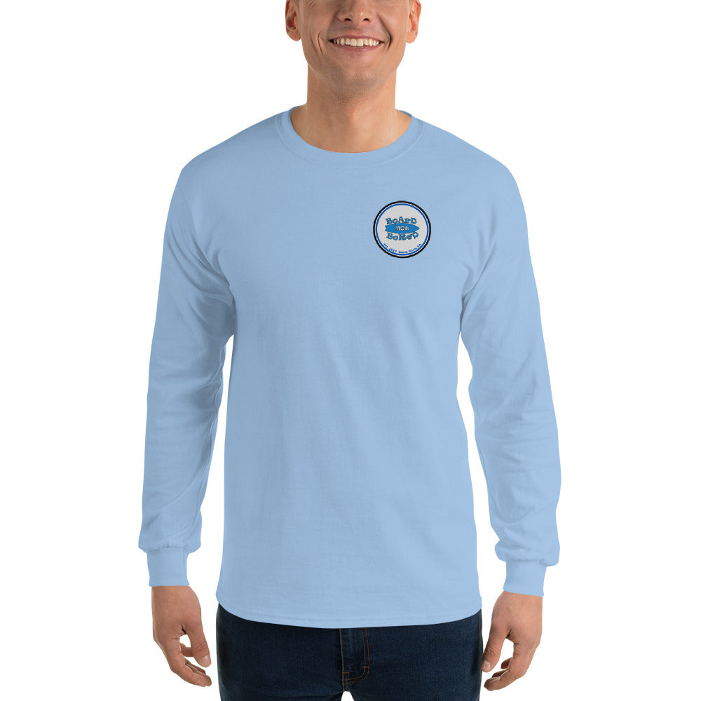 Long Sleeve Shirt, Blue Logo