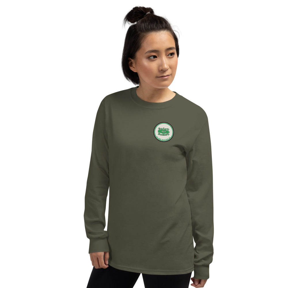 Long Sleeve Shirt, Green Logo