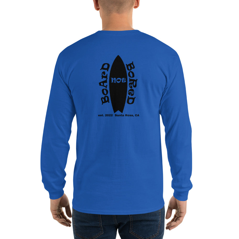 Long Sleeve Shirt, Blue Logo