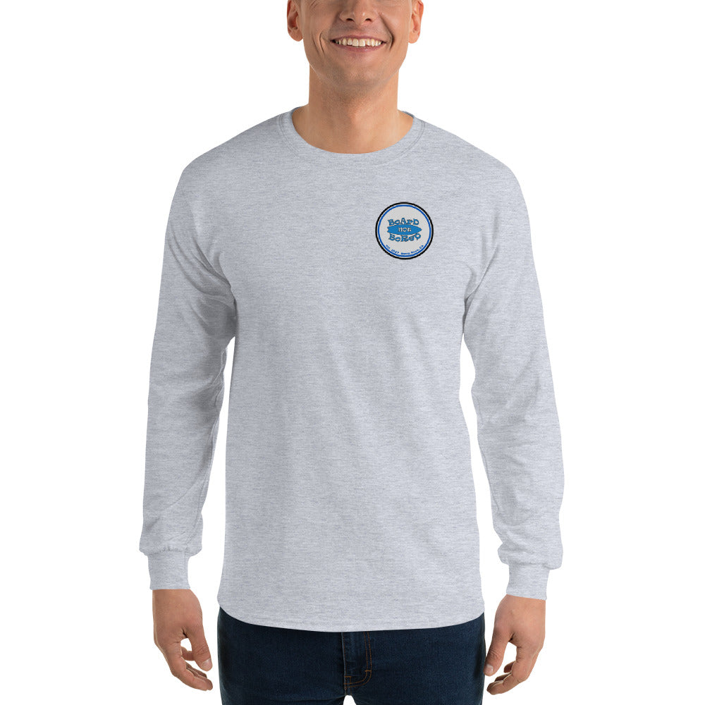 Long Sleeve Shirt, Blue Logo