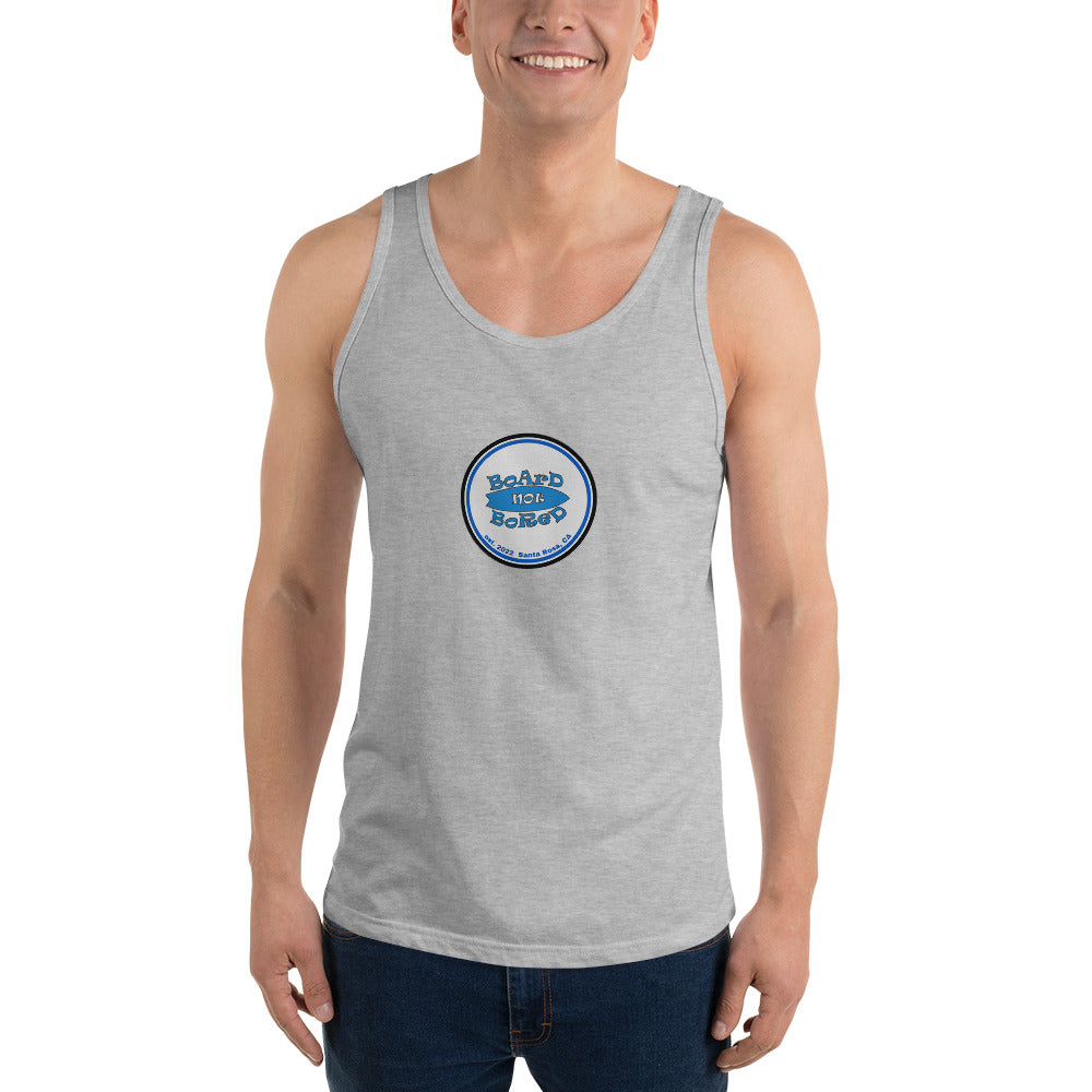 Unisex Tank Top, Blue Logo