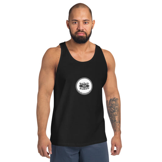 Unisex Tank Top, White Logo