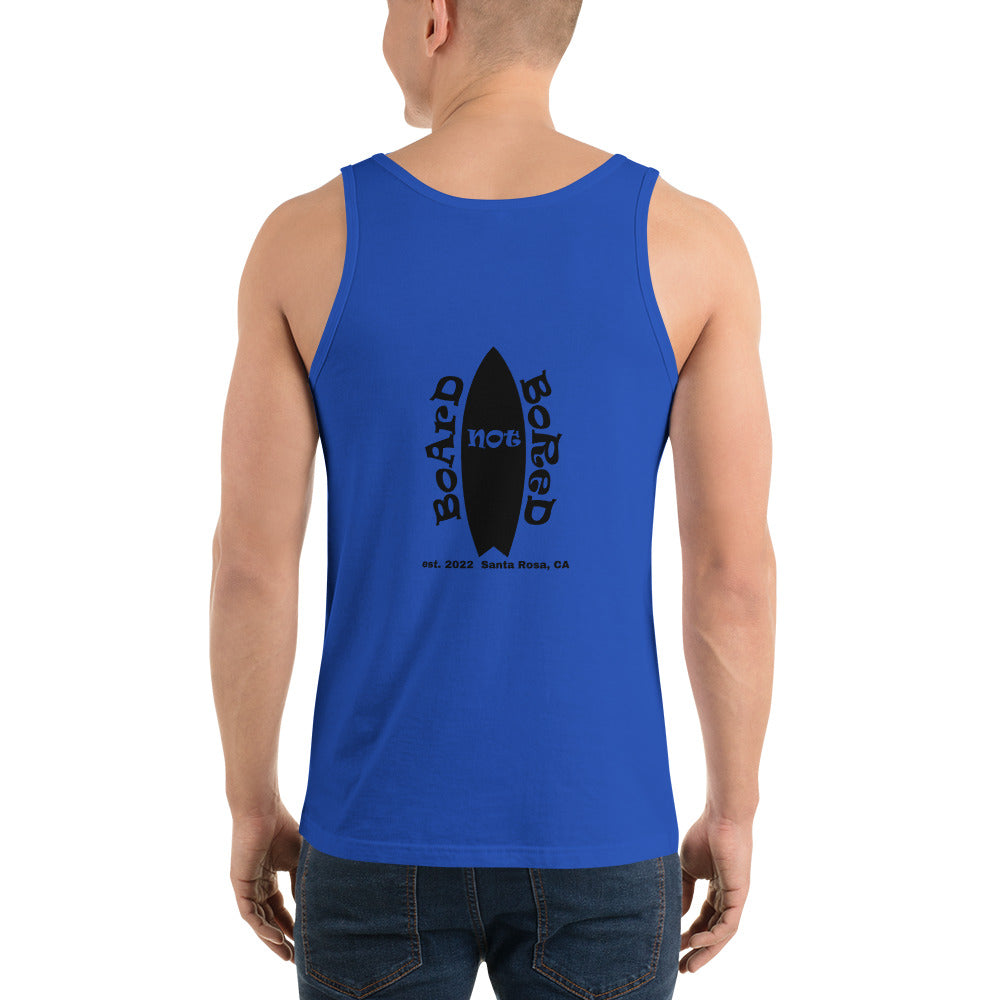 Unisex Tank Top, Blue Logo