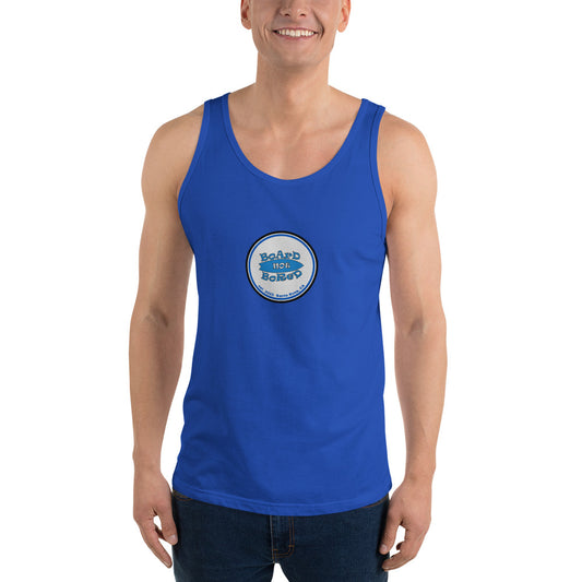 Unisex Tank Top, Blue Logo