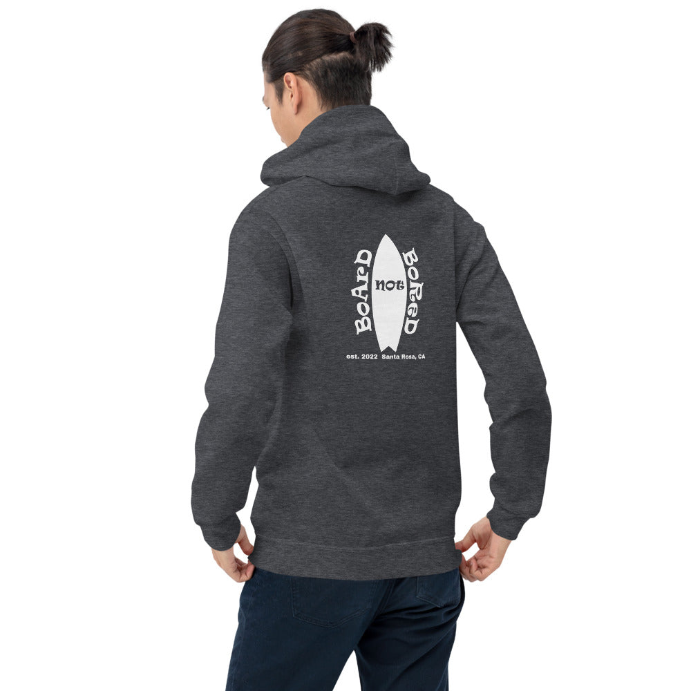 Unisex Hoodie, White Logo