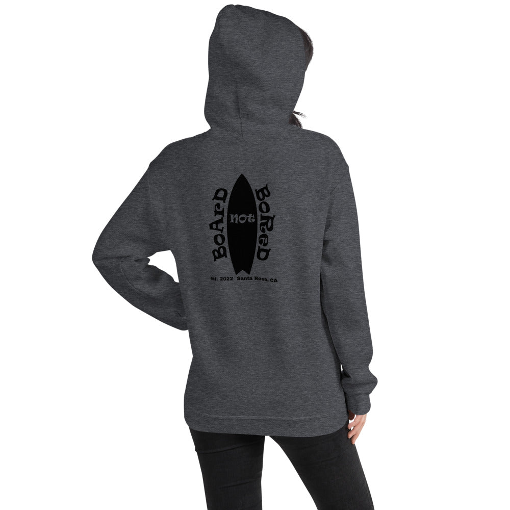 Unisex Hoodie, Black Logo