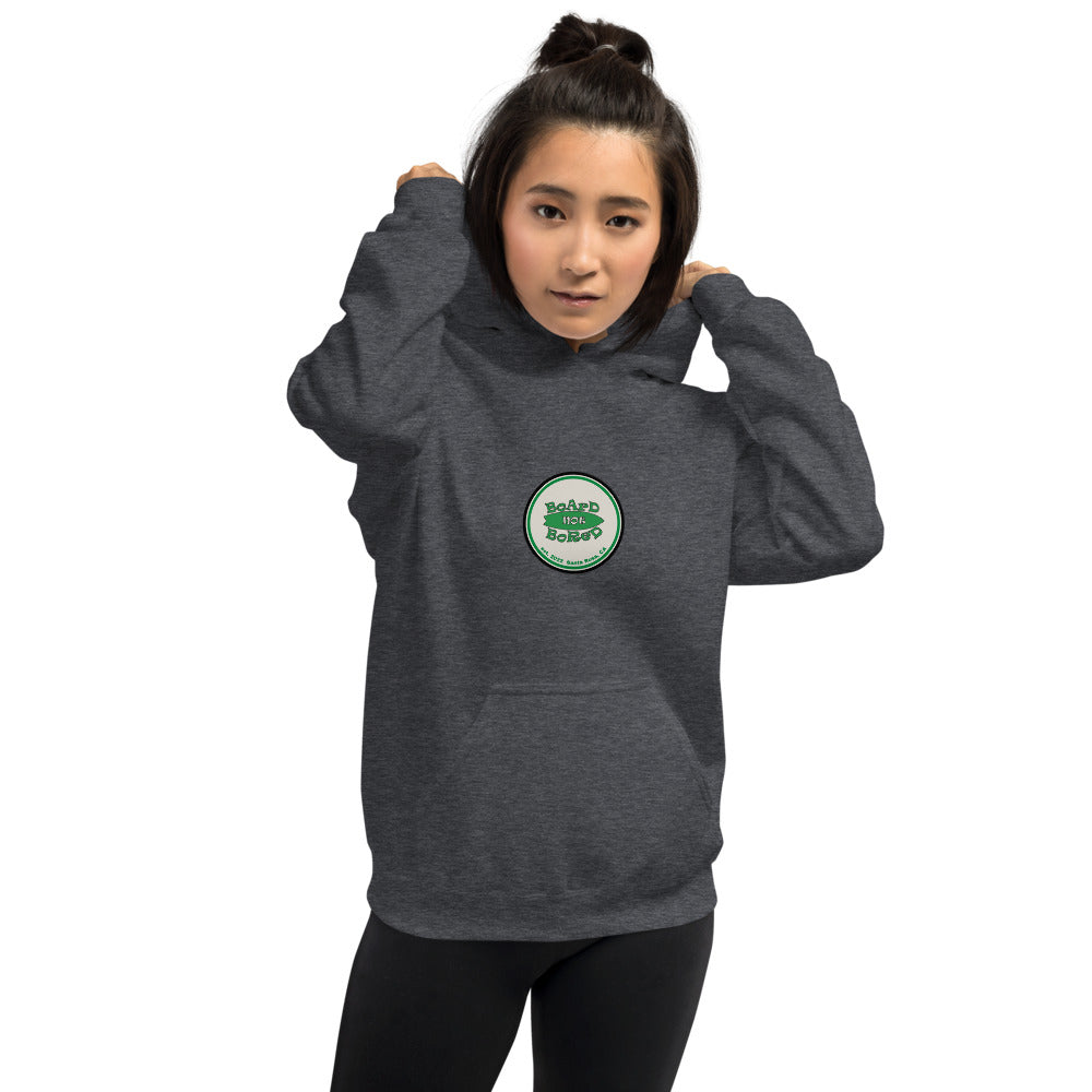 Unisex Hoodie, Green Logo