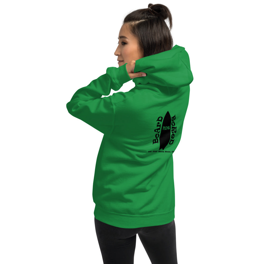 Unisex Hoodie, Green Logo