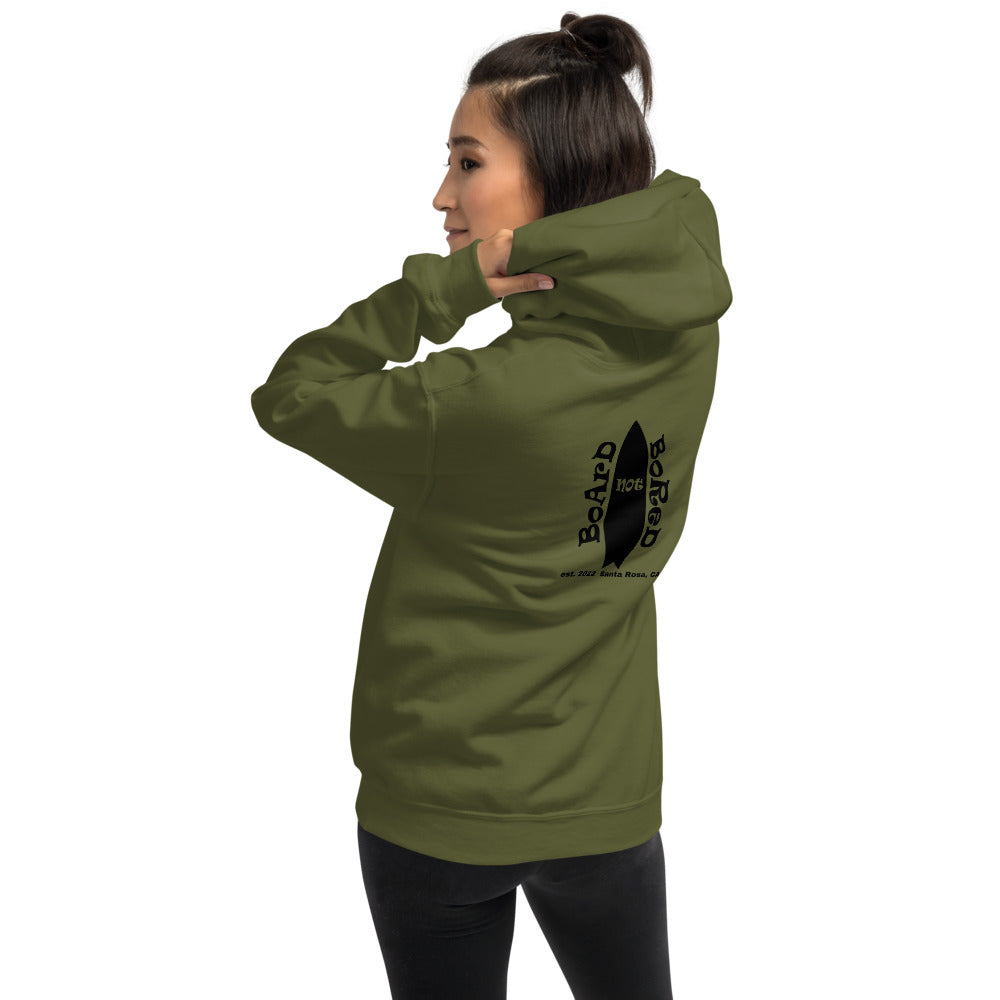 Unisex Hoodie, Green Logo