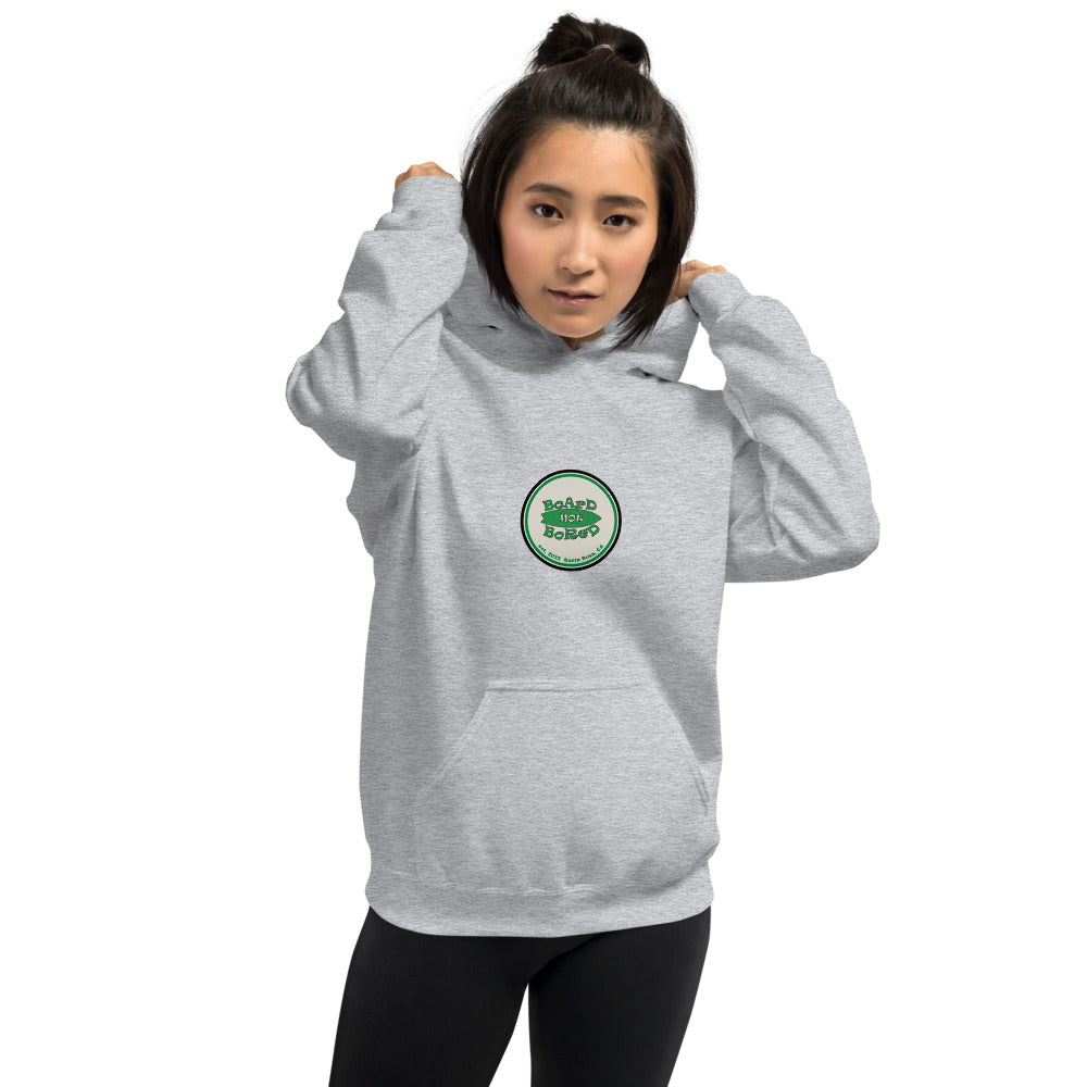 Unisex Hoodie, Green Logo