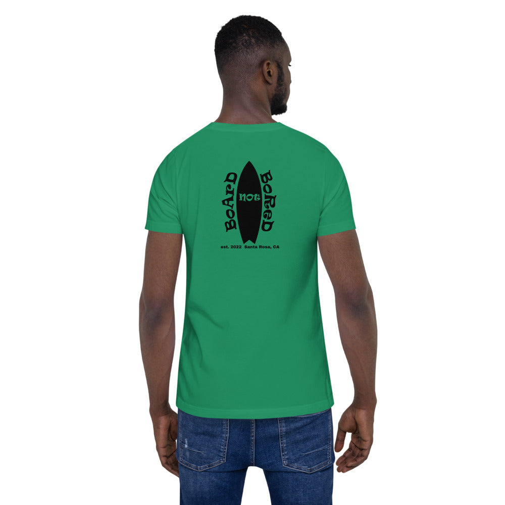 Short-Sleeve Unisex T-Shirt, Green Logo