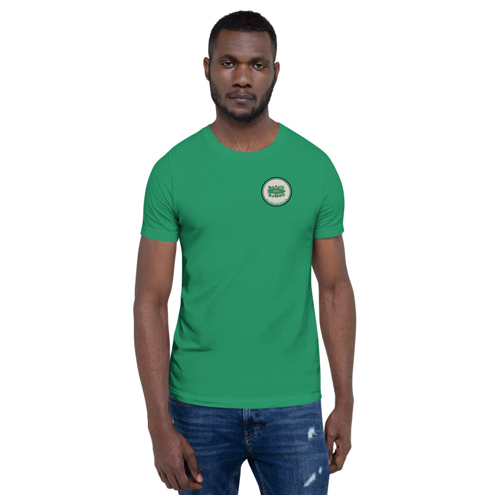 Short-Sleeve Unisex T-Shirt, Green Logo