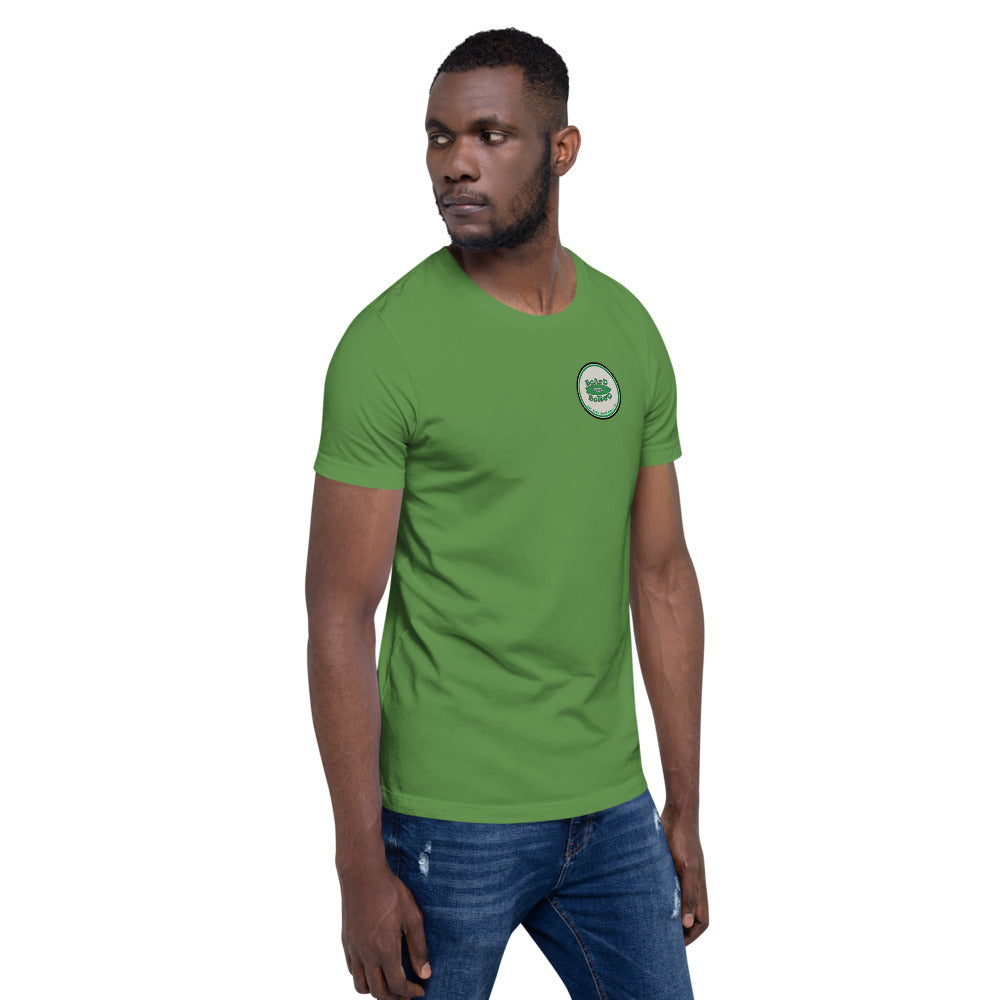 Short-Sleeve Unisex T-Shirt, Green Logo