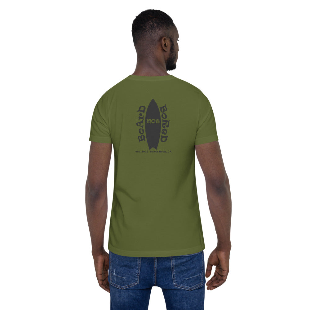 Short-Sleeve Unisex T-Shirt, Green Logo