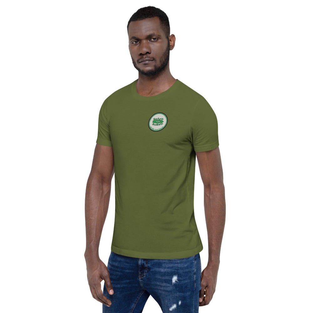 Short-Sleeve Unisex T-Shirt, Green Logo