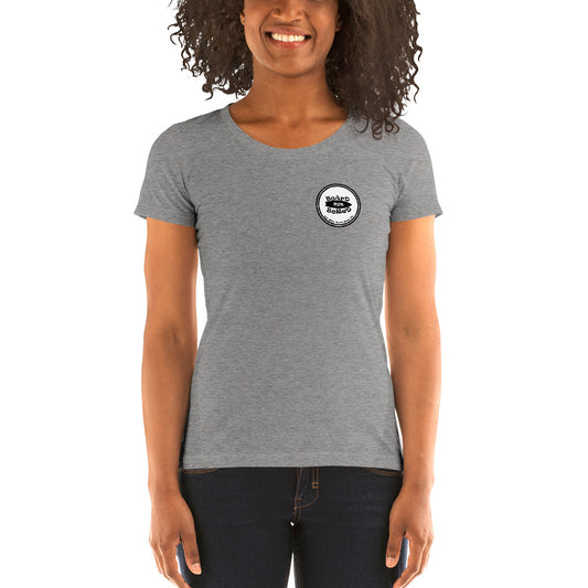 Ladies' short sleeve t-shirt, Black Logo